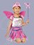 Small image #2 for Beautiful Fairy Outfit with Wings, Crown, Skirt and Wand