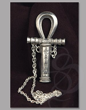 Ankh Fatale Necklace with Decorative Hidden Blade
