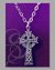 Small image #1 for Pewter Celtic Cross Pendant with Silver Chain