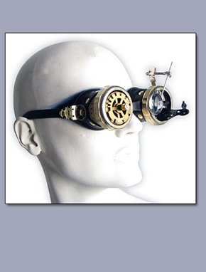 Steampunk Lenses  - One-Off Designed Wearable Brass Goggles
