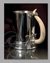 Small image #1 for Gilded Pewter Viking Tankard with Horn Handle