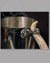 Small image #3 for Gilded Pewter Viking Tankard with Horn Handle