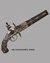 Small image #1 for Non-Firing Double Barrel Italian Style Flintlock with Faux Ivory Stock
