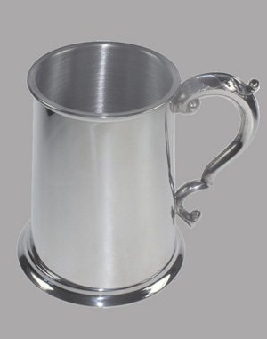 Traditional Tankard with Plain Fancy Handle 1 PT